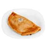 Freshly baked jerk chicken and mango chutney pasty with golden flaky pastry.