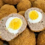 Handmade Scotch Egg from Moores Pasties with rotating weekly flavours
