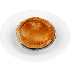 Golden Steak and Onion Pie with rich gravy filling.