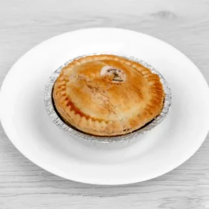 Golden baked steak and Stilton pie with rich, savoury filling.